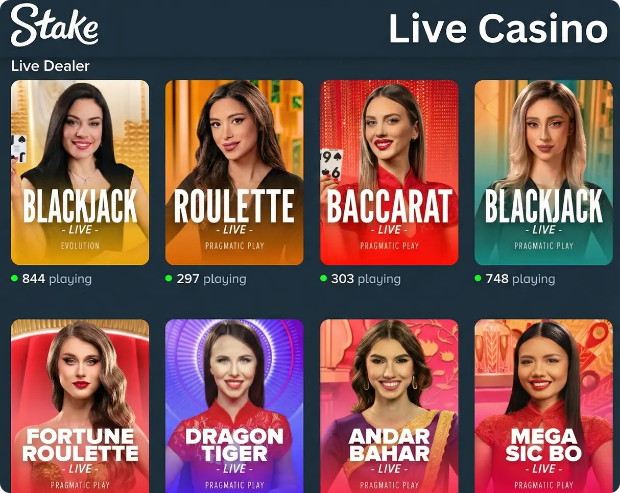 casino Stake Live Games