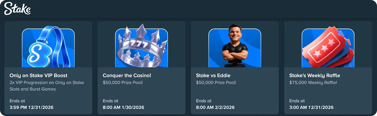 Stake casino online: bonuses and promo offers